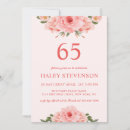 Search for 65 birthday invitations Elegant
