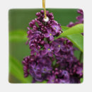 Search for lilac flower christmas tree decorations Purple