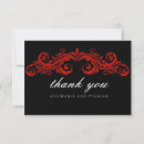Search for black white red damask wedding invitations Bride and groom