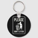 Search for litter key rings Environment