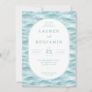 Search for waves wedding invitations Minimalist