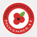 Search for remembrance day stickers Red