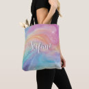 Search for holographic tote bags Rainbow