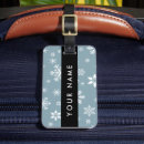 Search for new year luggage tags Snowflakes