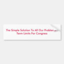 Search for term limits bumper stickers Conservative