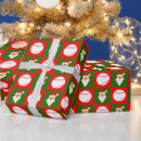 Search for baseball santa wrapping paper Team