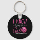 Search for basketball play key rings Girl