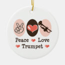 Search for trumpet player christmas tree decorations Brass