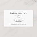 Search for new business cards Simple