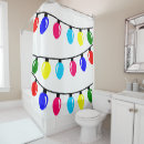 Search for christmas lights shower curtains Blue