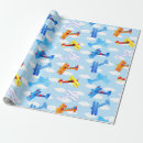 Search for aviation wrapping paper Blue