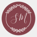 Search for leaf wreath stickers Elegant