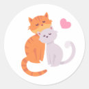 Search for cat wedding stickers Cute