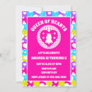 Search for queen of hearts invitations Alice in wonderland