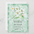 Search for green orchids wedding invitations Watercolor