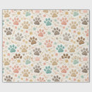 Search for paw print wrapping paper Pattern