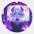 Search for fantasy girl stickers Dark aesthetic