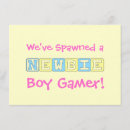 Search for gamer baby invitations Cute