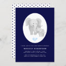 Search for navy blue elephant baby shower invitations Grey