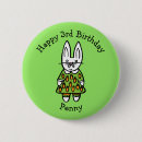 Search for rabbit badges Birthday party
