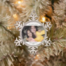 Search for two sided photo christmas tree decorations Happiness