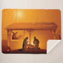 Search for christmas nativity blankets Holy night