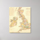 Search for british isles map canvas prints Full