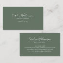 Search for forest business cards Simple