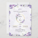 Search for green floral wedding invitations Purple