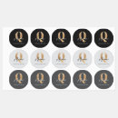 Search for letter q stickers Monogrammed