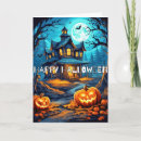 Search for spooky halloween cards Full moon