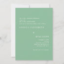 Search for green text invitations Elegant