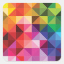 Search for geometric rainbow stickers Colourful