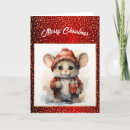 Search for mouse christmas cards Illustration