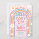 Search for groovy one birthday invitations Daisies