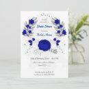 Search for royal blue silver bridal shower invitations Grey