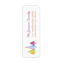 Search for paint return address labels Red