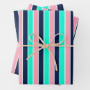Search for navy blue stripes wrapping paper Preppy