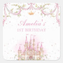 Search for magical castle stickers 1st birthday