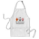 Search for funny vegetarian aprons Vegetarians