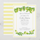 Search for lemon bridal brunch invitations Summer