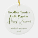 Search for hello there christmas tree decorations Goodbye tension hello pension