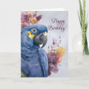 Search for parrot birthday cards Avian