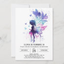Search for fairy tale birthday invitations Watercolor
