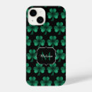 Search for green shamrock iphone cases Emerald