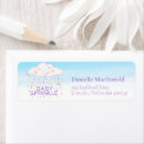 Search for baby sprinkle return address labels Blue