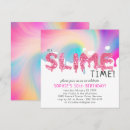 Search for glitter slime invitations Pink