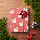 Search for santa head wrapping paper Vintage