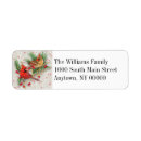 Search for winter cardinal return address labels Classic