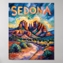 Search for arizona vintage travel posters Red rock